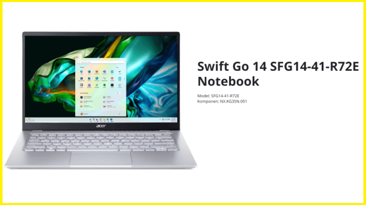 gambar Acer Swift Go 14 SFG14-41-R72E (NX.KG3SN.001) dari inti-solusi.com