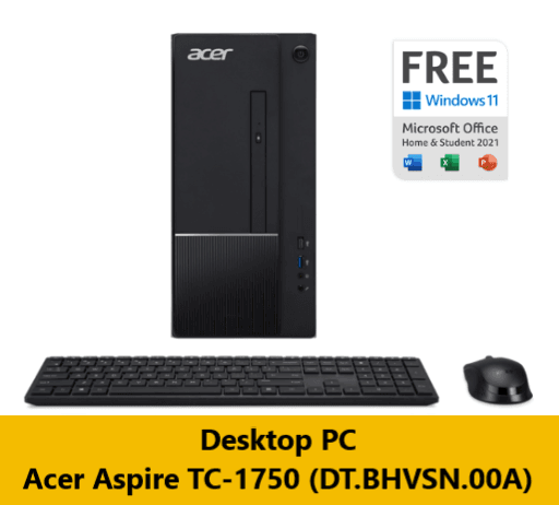 gambar Desktop PC Acer Aspire TC-1750 (DT.BHVSN.00A) dari inti-solusi.com