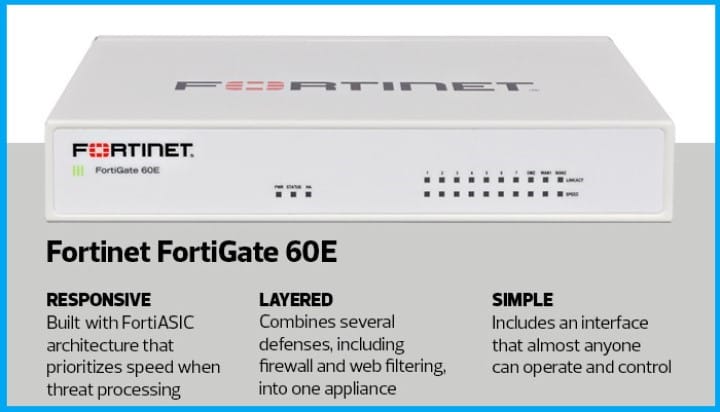 gambar baner FORTINET FortiGate-60E