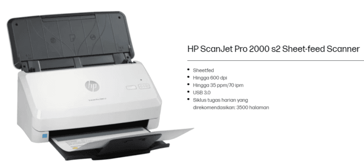 gambar banner HP ScanJet Pro 2000 s2 Sheet-feed Scanner