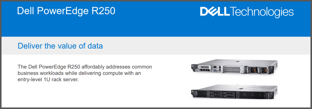 gambar banner Dell PowerEdge R250 - Jual Server Dell