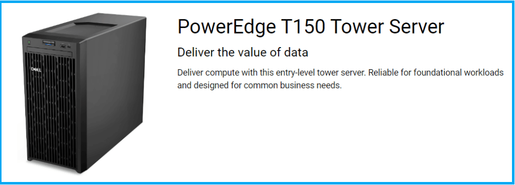 gambar Dell PowerEdge T150 dari inti-solusi.com