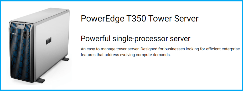 Gambar banner Dell PowerEdge T350 dari inti-solusi.com