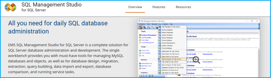 gambar banner EMS SQL Management Studio For SQL Server